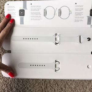 NEW! Apple Watch Sport Band (S/M M/L) White